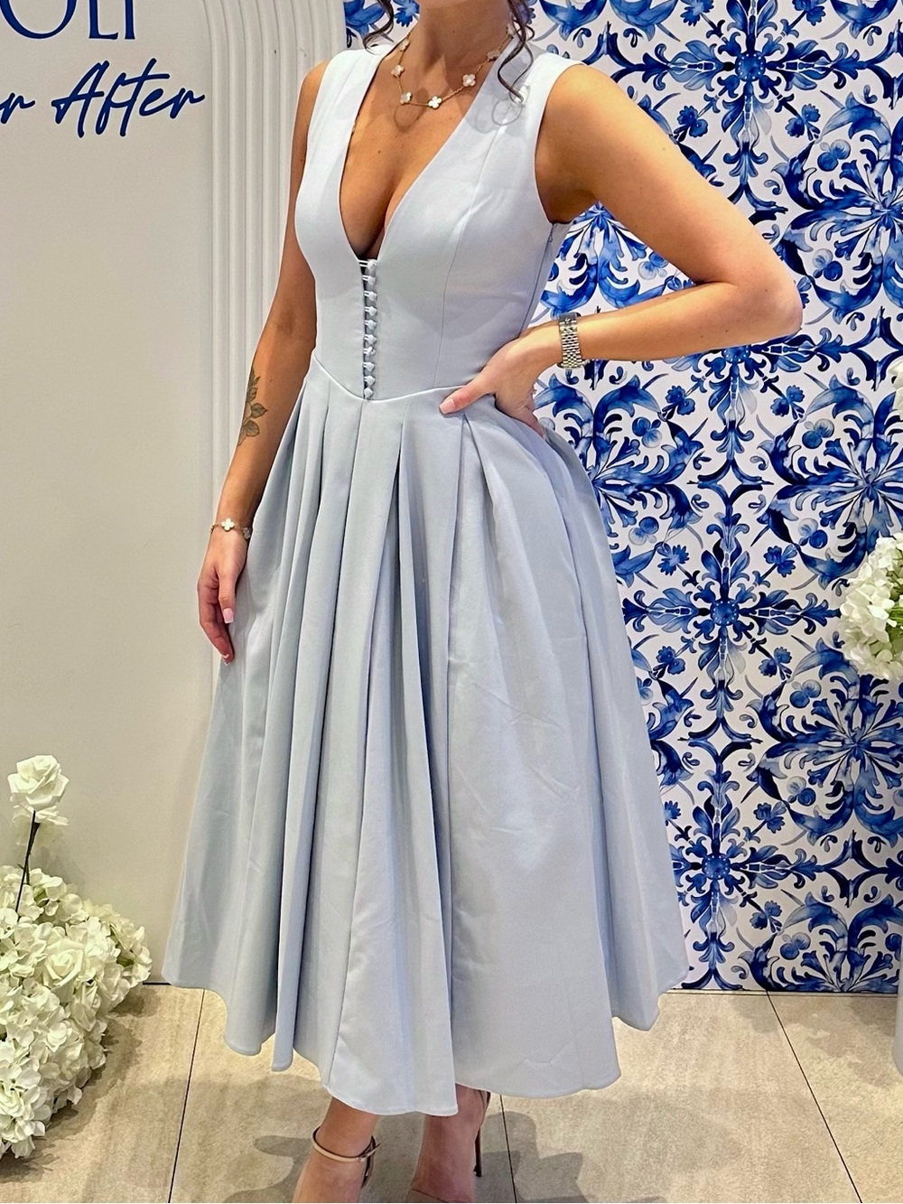 Meshki blue dress size XS - Picture 1 of 2
